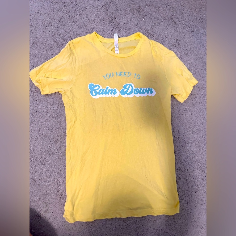 Taylor swift eras concert you need to calm down shirt